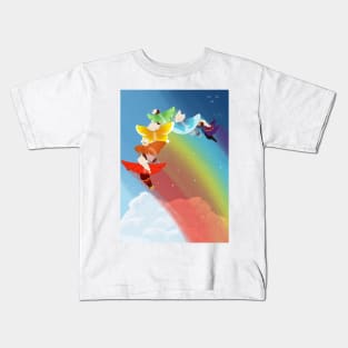 Sky rainbow Kids T-Shirt